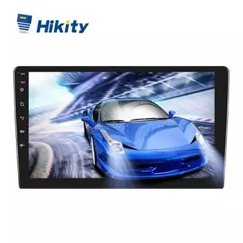 Hikity 8-ядерный 4 + 64G Android 10.0 9-дюймовый AI Автомобильный радиоприемник Android Auto/Apple Carplay Авторадио Сенсорный экран Wi-Fi GPS-навигация Bluetooth DSP Автомобильный плеер without Rear camera