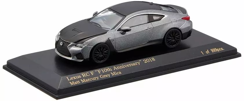 Hiko Seven CARNEL Lexus RC FF 10th Anniversary 2018 Matt Mercury Grey Mica Готовый продукт CN640031 1/64