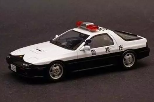 Hiko Seven Mazda FC3S Metropolitan Police Department Speed 11 Finished Product 1/43 RX-7