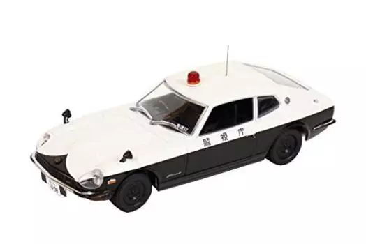 Hiko Seven Nissan Fairlady Z 2by2 1974 Metropolitan Police Department Expressway Traffic Police Force Vehicle Completed Product RAI S 1/43 (ГС30)