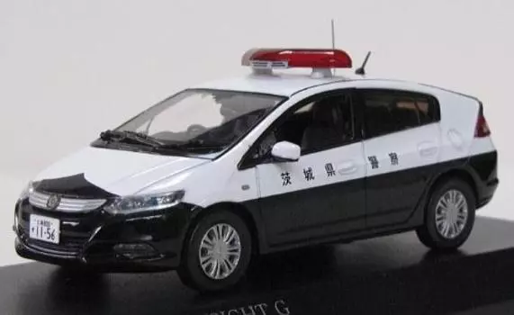 Hiko Seven RAIS HONDA INSIGHT PATROL CAR 2010 г., полицейский участок префектуры Ибараки, небольшая полицейская машина, готовый продукт, масштаб 1/43