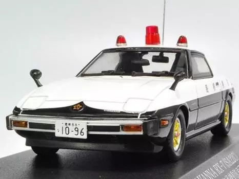 Hiko Seven RAIS MAZDA SAVANNA PATROL CAR 1979 г., дорожная полиция префектуры Симанэ, автомобиль для уличной полиции, готовый к использованию в масштабе 1/43 RX-7