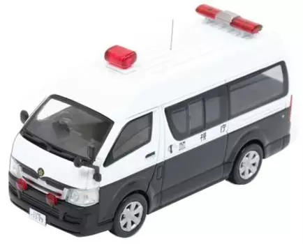 Hiko Seven Toyota Hiace DX 4-дверный с высокой крышей 2007 года, автомобиль для обработки аварий столичного полицейского управления, готовый продукт RAI S 1/43