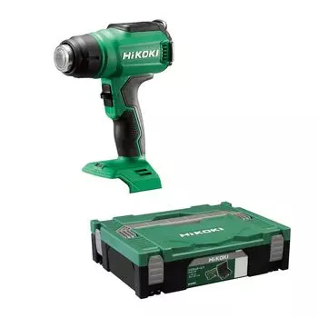 HiKOKI 18 В беспроводной нагреватель, температура, объем воздуха, переключение 3 типов аккумуляторной батареи и зарядного устройства, продается в кейсе, пистолет, регулируемый, функция, насадки,