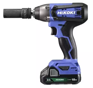 HiKOKI 18V Cordless Impact Wrench Maximum Torque Storage Battery x 1 Charger with Case 162N m 2.0Ah FWR18DF(BG)