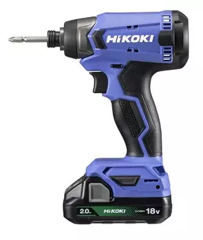 HiKOKI 18V Impact Driver FWH18DA 2 зарядных устройства и кейс в комплекте Аккумуляторная электрическая отвертка FWH18DA 2.0 Ач шт., (2БГ)