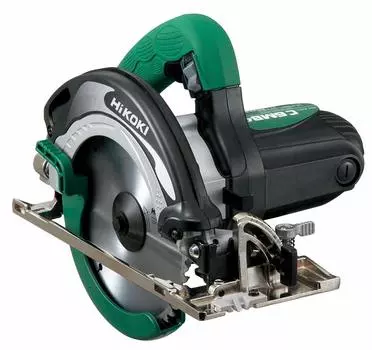 HiKOKI Circular Saw with 165mm Blade with LED Light Sold Body Brake, Diameter, AC100V, 1050W, (Blade Separately, Only, C6MB4(N) синий