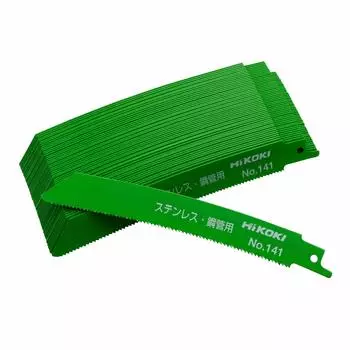 HiKOKI изогнутое полотно для сабельной пилы, возвратно-поступательное полотно, общая длина 150 мм, 14 50 штук, трубка из нержавеющей стали толщиной 2 мм или более, № 141 ниток/дюйм 0000-3461