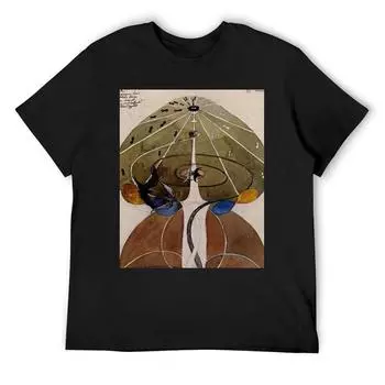 Хильма Аф Клинт Древо познания Нет. Футболка 2 Series W 1915, фирменная черная футболка с коротким рукавом, мужская тренировочная рубашка S белый