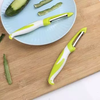 HILIFE Овощечистка из нержавеющей стали Zester, кухонный инструмент, острый резак для бритвы, терка для измельчения моркови, картофеля, фруктов, овощерезка, нож для очистки овощей Plane planing