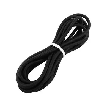 Hilitand Shock Cord Высокопрочный синтетический каучук 10 мм x 5 м резиновый канат для палаток и использования на открытом воздухе (черный)