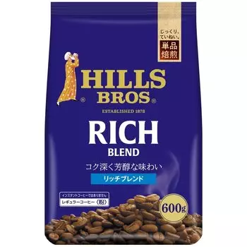 HILLS Hills Rich Blend 600 г Обычный кофе (порошок)