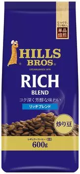 Hills Rich Blend 600 г обычного кофе [в зернах]
