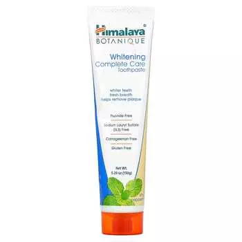 Himalaya, Botanique, отбеливающая зубная паста Complete Care, Simply Peppermint, 150 г (5,29 унций)