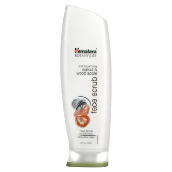 Himalaya, Botanique, отшелушивающий скраб для лица с грецким орехом и яблоком, 5,07 жидких унций (150 миллилитров)