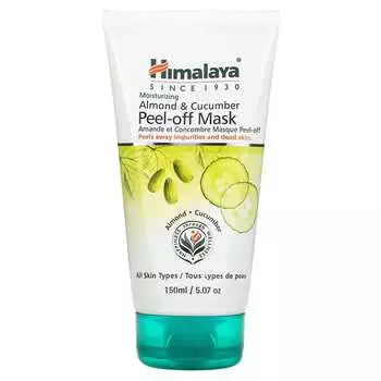 Himalaya, Маска-пленка для лица, для всех типов кожи, миндаль и огурец, 5,07 жидких унций (150 мл)