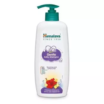 Нежный детский шампунь Himalaya Gentle Baby | Формула без слез | с гибискусом, нутом и ветивером | Очищает, смягчает и питает волосы | Без парабенов | Без SLS | 400 мл