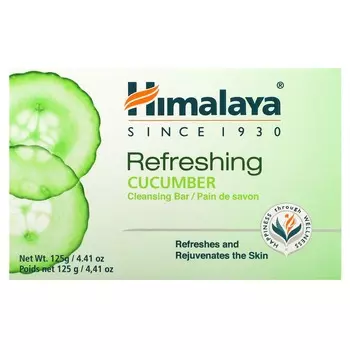 Himalaya, Освежающее очищающее мыло, огурец, 4,41 унции (125 г)