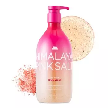 HIMALAYA PINKSALT Ежедневный скраб для тела 600 г Отшелушивающее средство Соль Мертвого моря Гималайская розовая соль Увлажняющий ретинол Гиалуроновая кислота Гель для душа Корейское тело
