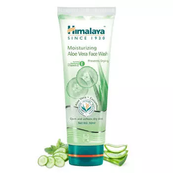 Himalaya Увлажняющий гель для умывания с алоэ вера, 50мл 50ml
