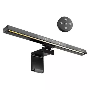HIMALIFE Monitor Light 42 см Плавная регулировка цветовой температуры и яркости Настольная лампа USB-лампа Подсветка дисплея Компьютерная лампа Подвесной монитор чёрный