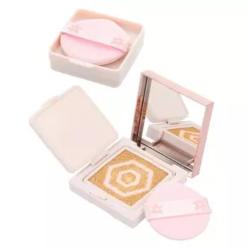Himei Pink Aura Cushion Foundation EX Set 14 г сменный блок x 2 тональных средства (1 случай, шт.) 7-целевой многофункциональный