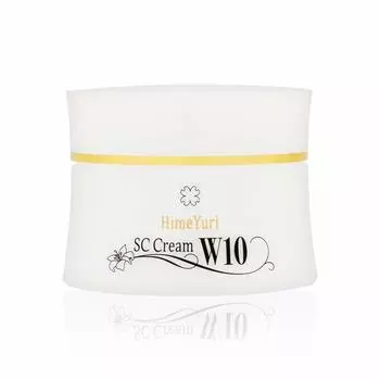 Himeyuri SC Cream W10 Cica Cream Раствор для культуры стволовых клеток человека CICA Cream Centella Экстракт центеллы 30 г Кожа сильно увлажняется Сделано в Японии