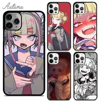 Чехол для телефона Himiko Toga Boku No Hero Academia в стиле аниме для iPhone 11 12 13 14 Pro Max mini XR XS SE 2020 6S 7 8 Plus Galaxy S21 S22 iPhone 6plus