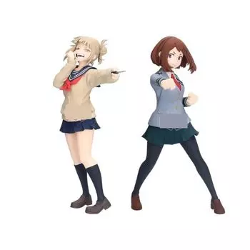 Himiko Toga Ochako Uraraka Figure My Academia URARAKA HIMIKO 2 Types Set Official *Hero GLI*TTER & GLAM*OURS-OCHAKO & TOGA-All