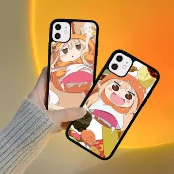 Himouto Umaru-chan Phone Case Silicone PC+TPU Case For iPhone 14 11 12 13 Pro Max 8 7 6 Plus X XR Hard Fundas iphone 13mini