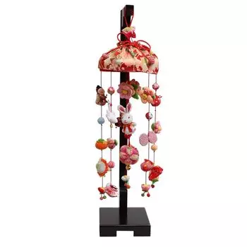 Hina Doll Hanging Decoration Hanging Hina Flower Rabbit Small Size U03 Height 65cm красный