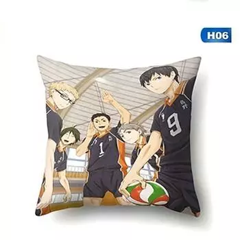 Hinata Haikyuu Shoyo Pillow Protector Pillowcase Throw Case Cover Cushion H06-Five Persons