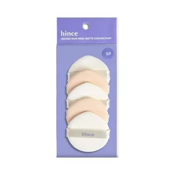 Hince Second Skin Glow/Matte Cushion Puff 5 pieces (2 types) 5 glow cushion puffs