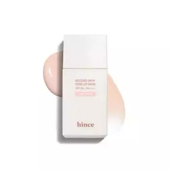HINCE Second Skin Tone Up Base 35мл Light peach