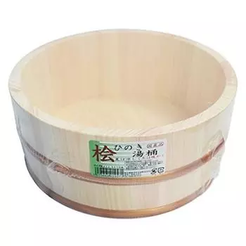 Диаметр кипариса хиноки хороший аромат хинокитиола ванна, примерно. 22см, бежевый