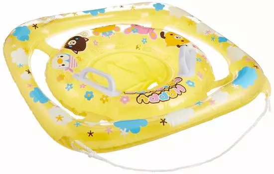 Hioki Baby Boat Double Ring Baby Float 70 x 70cm жёлтый