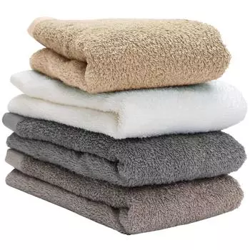 hiorie Сделано в Японии Антибактериальный и дезодорирующий набор для лица в гостиничном стиле из 4 полотенец для комнаты, мгновенно высыхающих в воде, уход, полотенце, 4, цвета, 02,