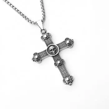 Хип-хоп хип-хоп тренд личность луна летящий орел титан сталь нержавеющая сталь ожерелье кулон для мужчин и женщин