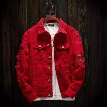 Хип-хоп мужские джинсовые куртки уличная одежда повседневная хлопковая классическая узкая джинсовая куртка мужская брендовая одежда ковбойская куртка Ropa Para Hombre S чёрный