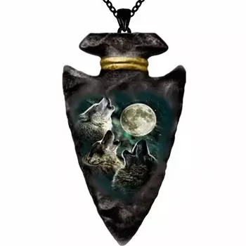 Хип-хоп мужское ожерелье Подвеска в виде индейского старейшины Ожерелье с подвеской Новое ожерелье с животным Style 1