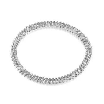 Хип-хоп нержавеющая сталь покрытая розовым золотом простой и универсальный титановый стальной браслет для женщин