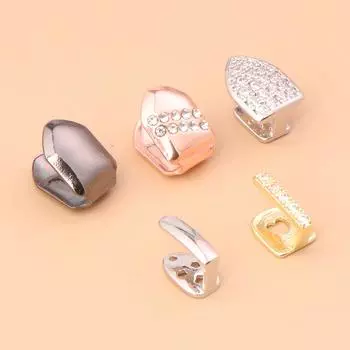 Хип-хоп одиночные верхние нижние зубные гриллзы модные кубические циркониевые зубные колпачки для женщин и мужчин украшения зубов ювелирные изделия A1