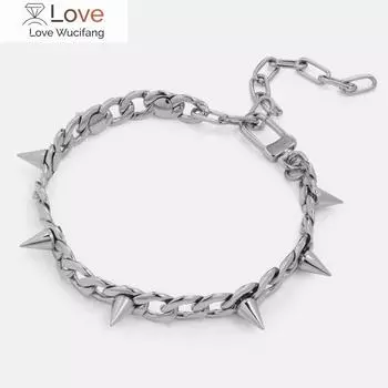 Хип-хоп, панк, минималистский, заклепки, цепи, колье, вечеринка, ночной клуб, унисекс, модные украшения, мужские, женские, рок, короткий воротник