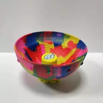 Хип-хоп прыжок, полубоковой прыгающий мяч, антистрессовые игрушки для детей, забавная камуфляжная спиннинговая чаша с кончиками пальцев, верх на кончиках пальцев