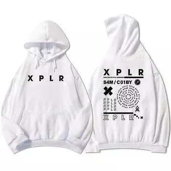 Hip Hop Streetwear Sam and Colby Xplr-r Hoodies Graphic Clothes Heavy Mental Fashion Sweatshirts Soft Hooded Men Hoodie S