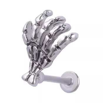 Хип-хоп Windy Skull S Claw Lip Lip Украшения для губ