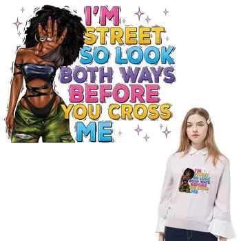 Хип-хоп женская одежда, значки, нашивки, моющиеся, художественные ремесла, глажка, аксессуары «сделай сам», термоклейкая наклейка для одежды, аппликация, нашивка