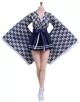 HiPlay cdtoys Kimono Japanese Clothes Daily Women Action Figure Accessories Full Set Cloth 1/6 (cd058ADK)