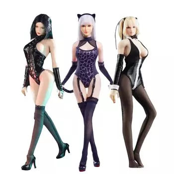 HiPlay JIAOUDOLL Средний бюст Девочки Тело Розовая кожа Ноги Съемная женская бесшовная фигурка Тело 1/6