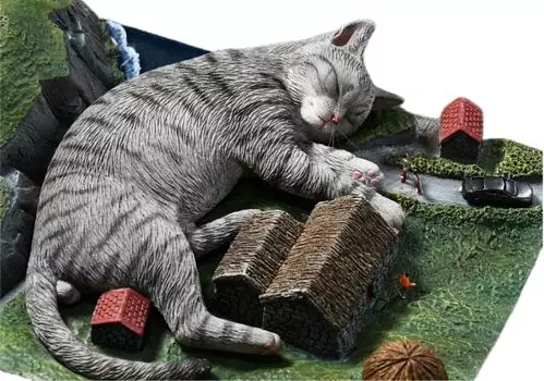 HiPlay JXK 1/6 Атака на гигантского кота фигурка животного окрашенный готовый продукт ПВХ JW2301A